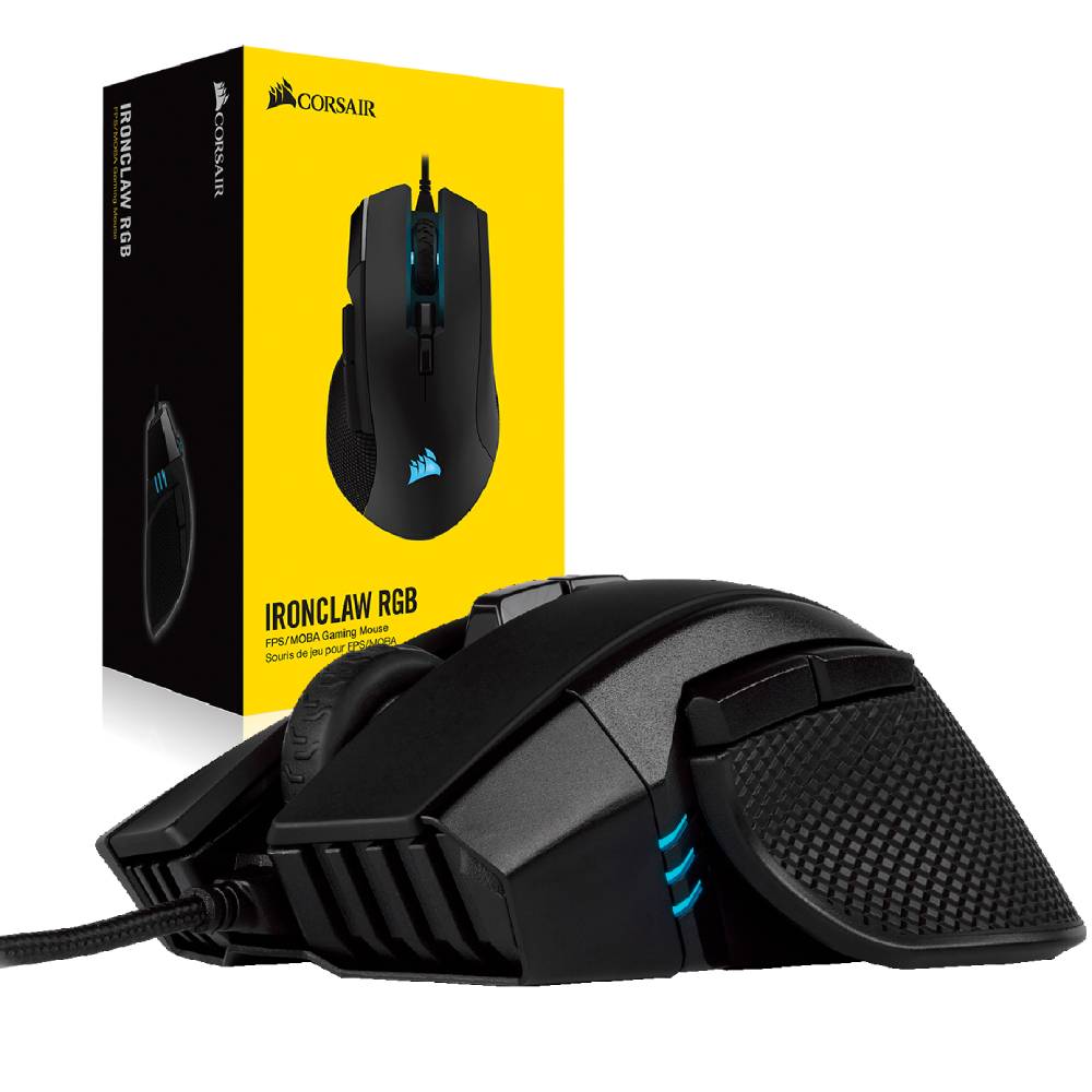 Зображення Миша CORSAIR Ironclaw RGB Black (CH-9307011-EU) USB