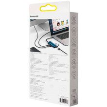 Док-станция BASEUS Metal Gleam Series 6in1 Blue