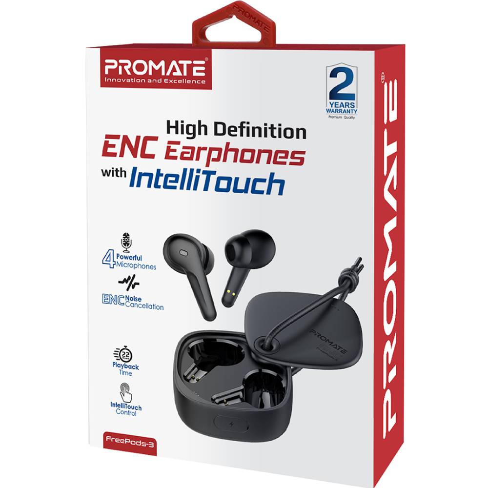 Гарнитура PROMATE freepods-3.black Вид гарнитура