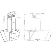 Вытяжка ELEYUS SPECTRA 700 LED 60 BL