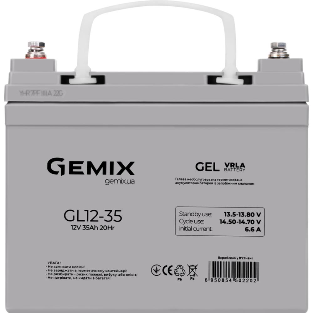 Акумулятор GEMIX GL12-35 Gel