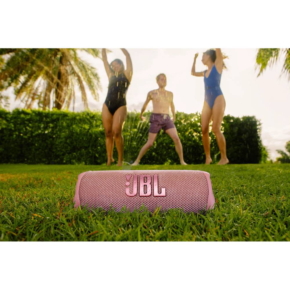 Фото 14 Портативна акустика JBL Flip 6 Pink (JBLFLIP6PINK)