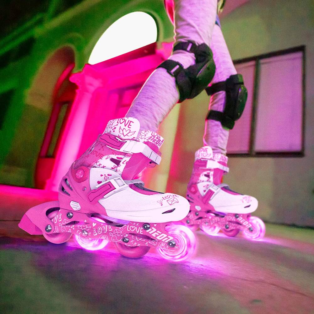 Огляд Ролики NEON COMBO SKATES Pink (NT10P4)