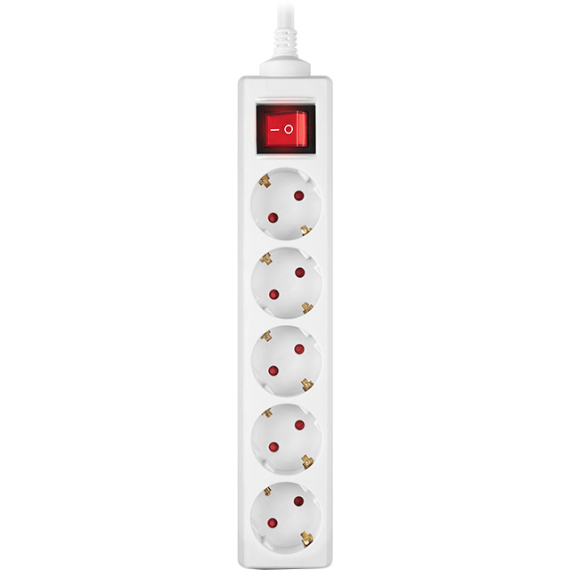 Мережевий фільтр REAL EL RS-Protect M 5 розеток 1.8м 10А White (EL122300025) Мережевий фільтр REAL EL RS-Protect M 5 розеток 1.8м 10А White (EL122300025)