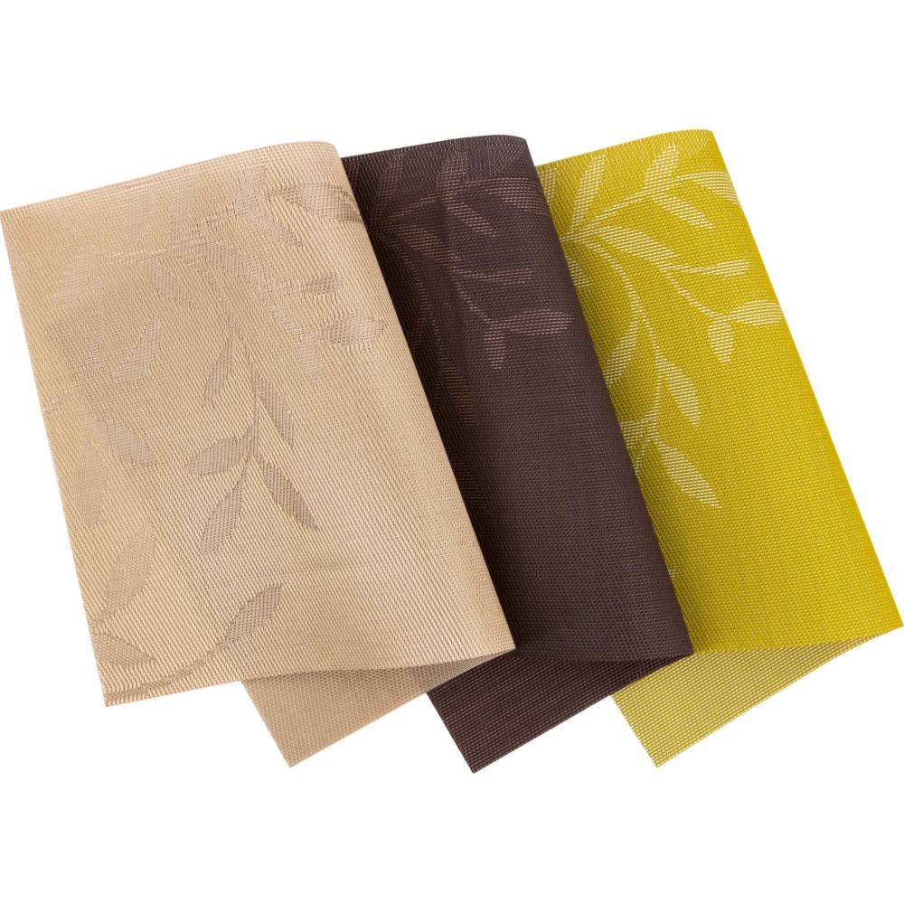 Килимок для сервірування ARDESTO 30 х 45 см Brown (AR3305BR) Матеріал робочої частини ПВХ