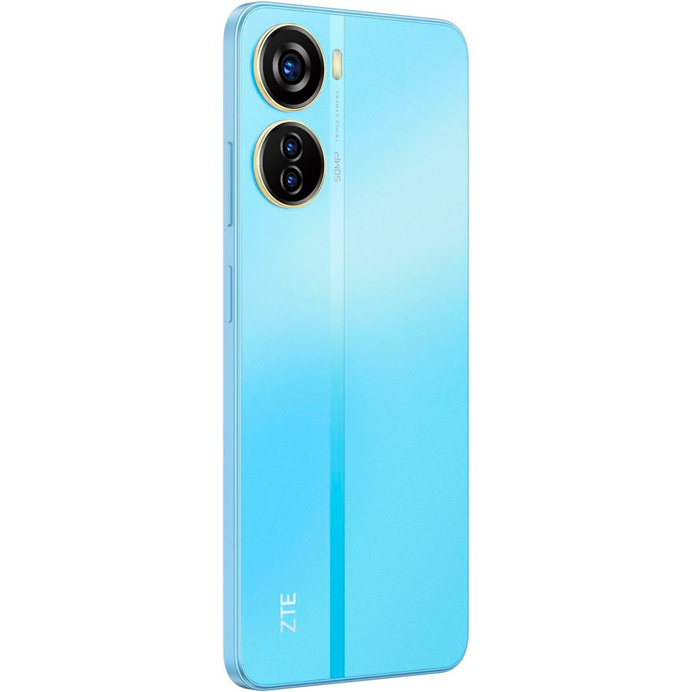 Фото Смартфон ZTE V40 Design 6/128GB Dual Sim Blue