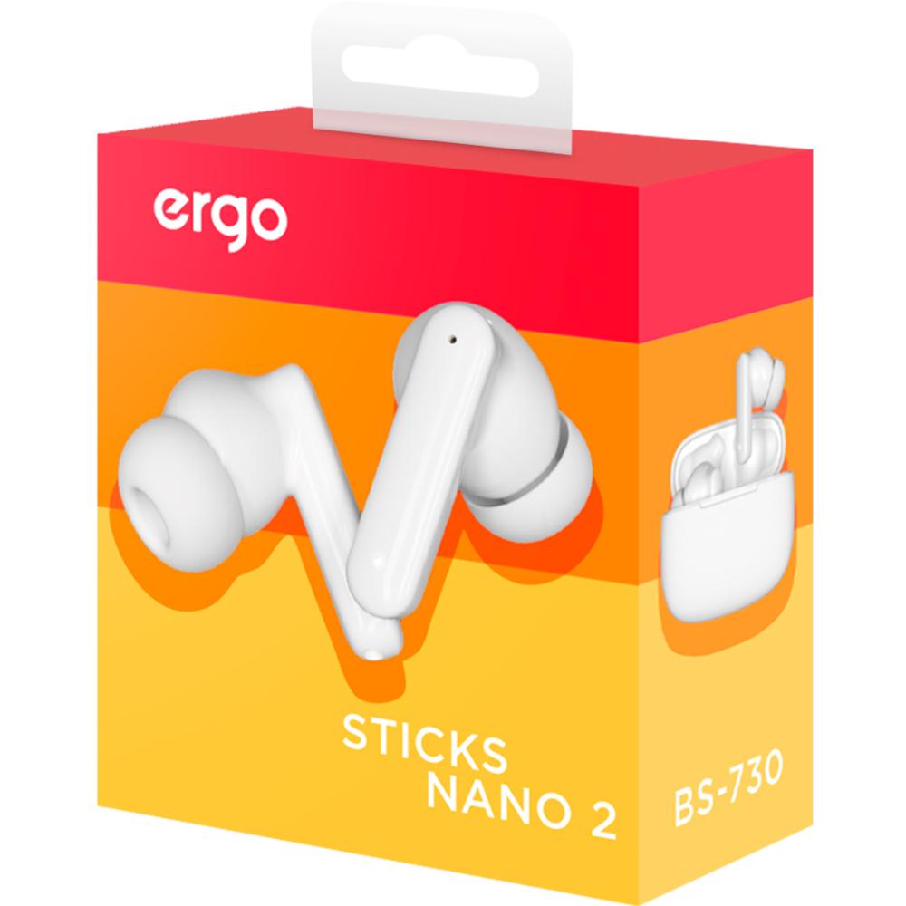 Замовити Гарнітура ERGO BS-730 Sticks Nano 2 White (BS-730W)