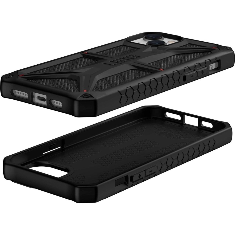 Фото 15 Чехол UAG Monarch для Apple iPhone 14 Kevlar Black (114032113940)