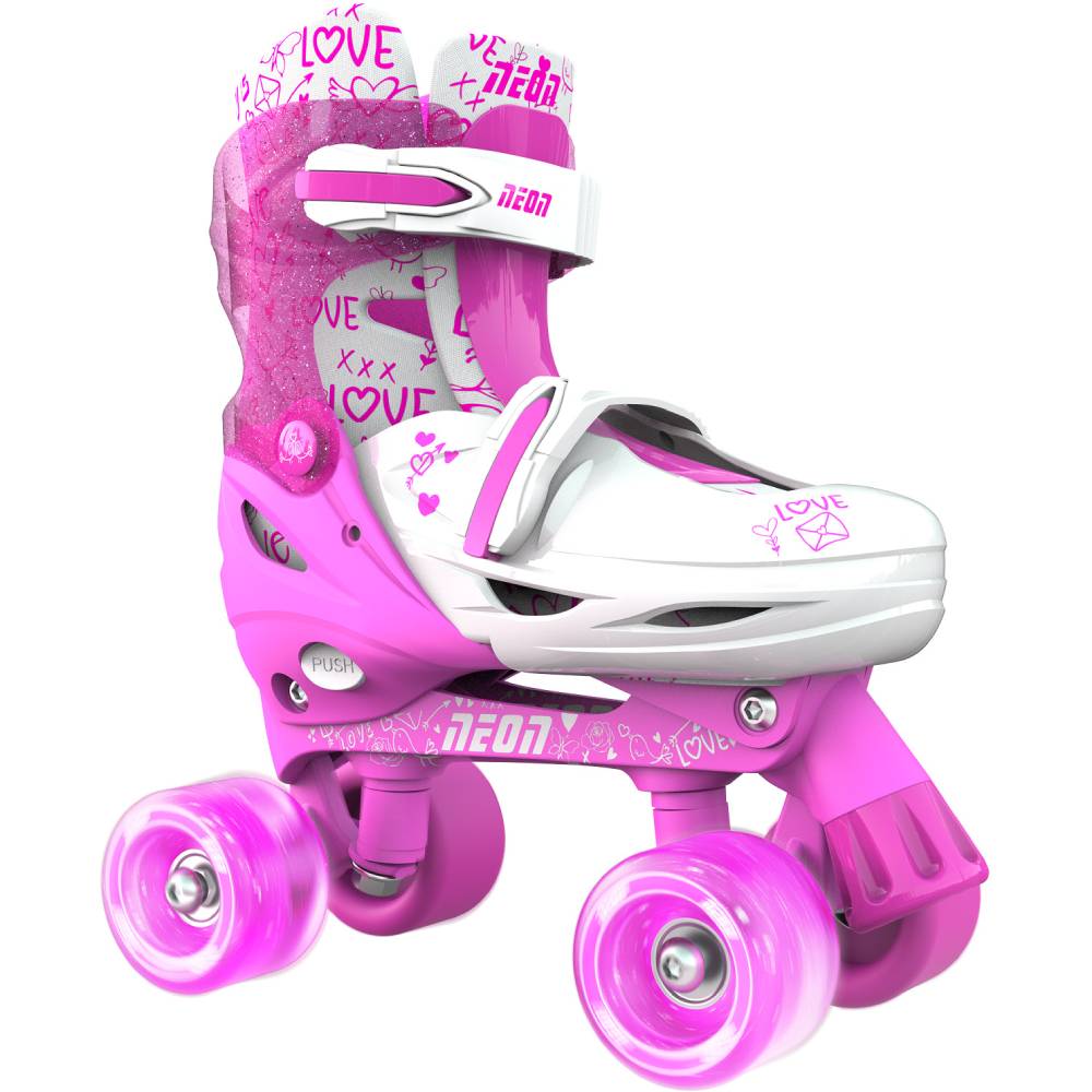 Ролики NEON COMBO SKATES Pink (NT10P4) Диаметр колес 65