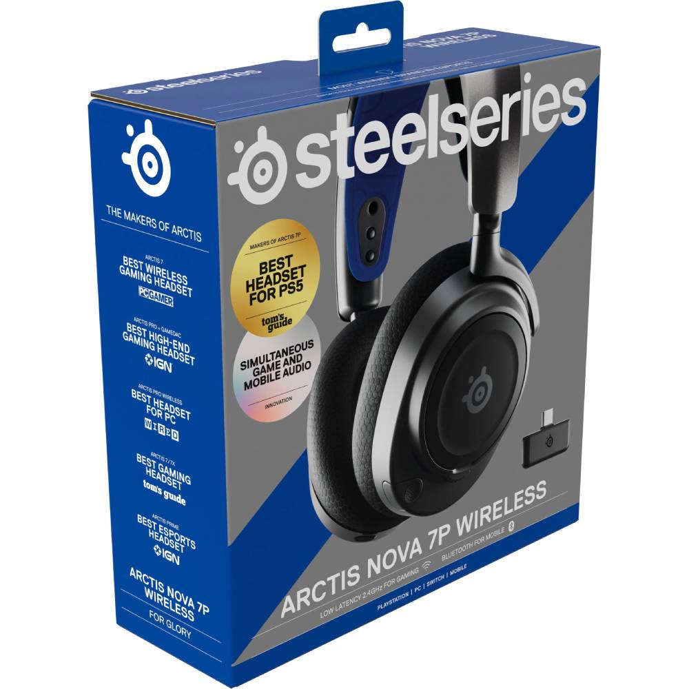 В інтернет магазині Гарнітура STEELSERIES Arctis Nova 7P Wireless Black (61559)