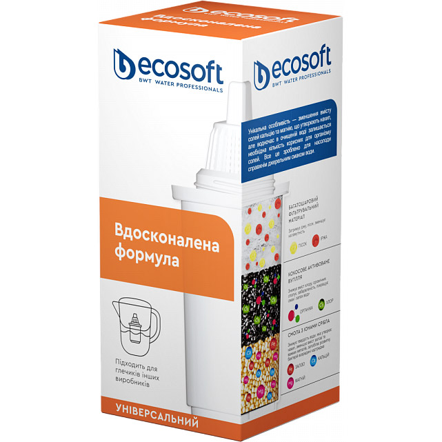 Универсальный картридж ECOSOFT для фильтров-кувшинов (CRVKABNECO)