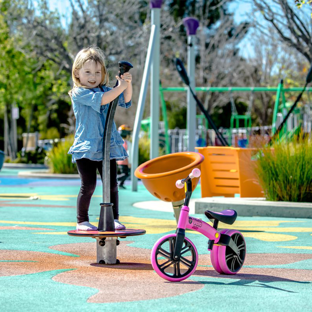 В Украине Беговел YVolution YVelo Junior Розовый (N101050)