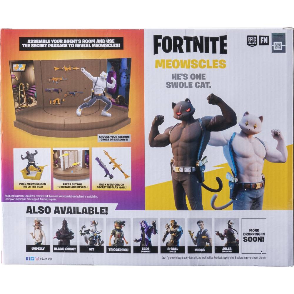 У Фокстрот Набір фігурок FORTNITE Jazwares Fortnite 2 Figure Pack Agent's Room Meowcles (FNT0647)