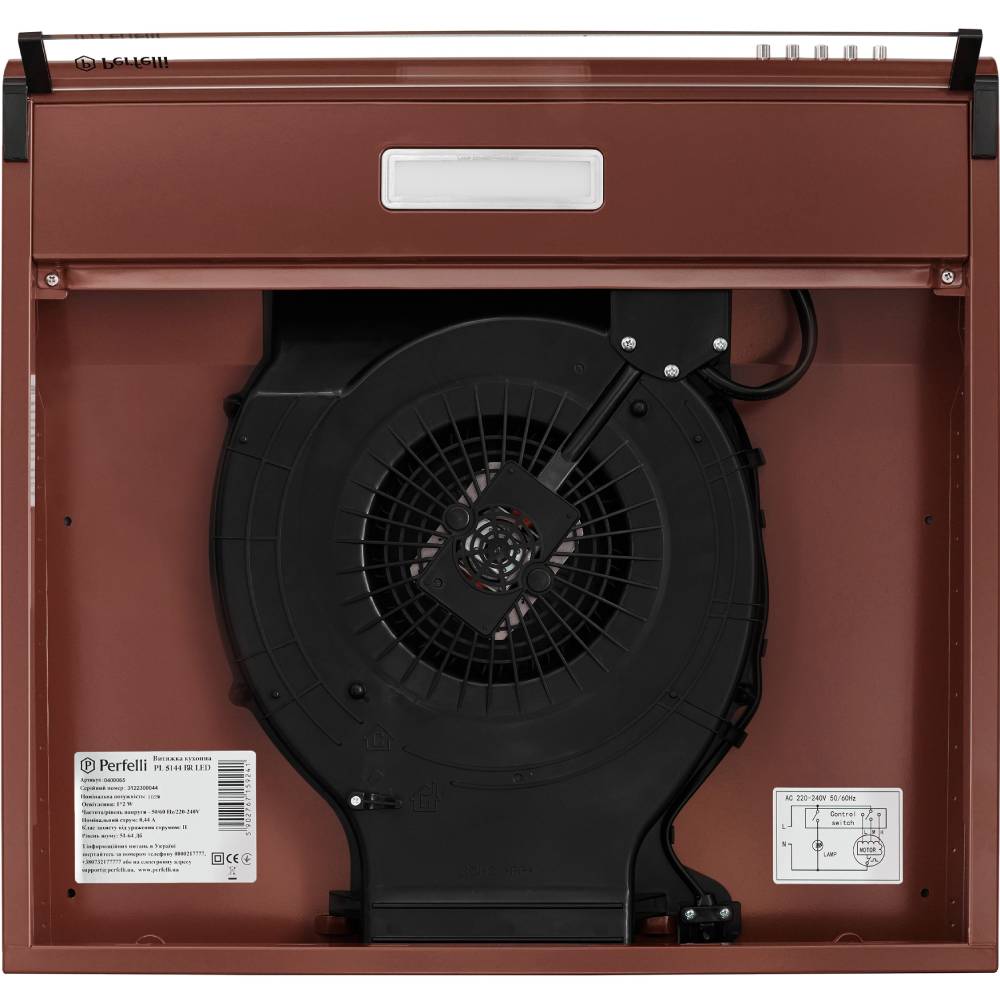 Внешний вид Вытяжка PERFELLI PL 6144 BR LED