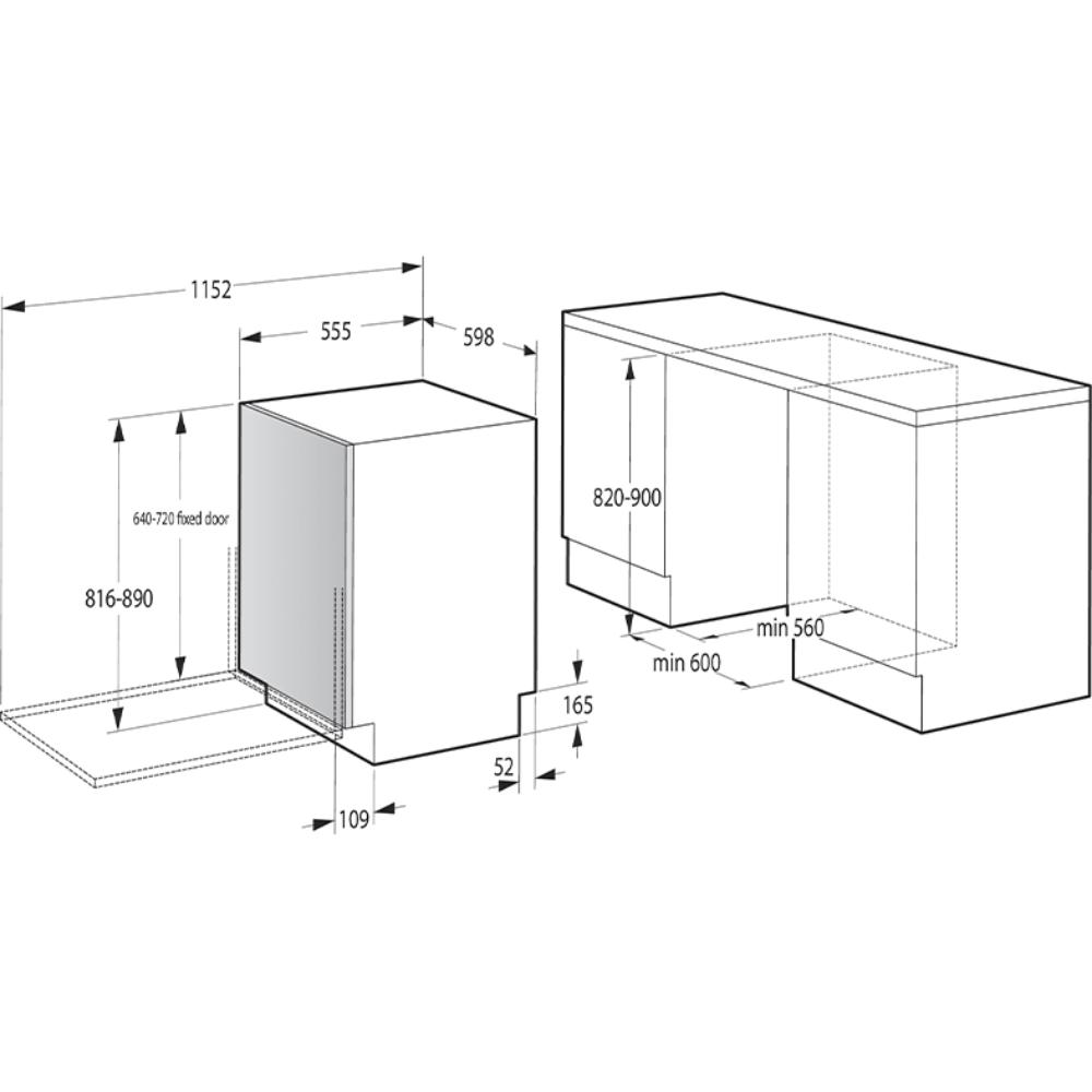 Фото 17 Встраиваемая посудомоечная машина GORENJE GV 643 D60 (739655)