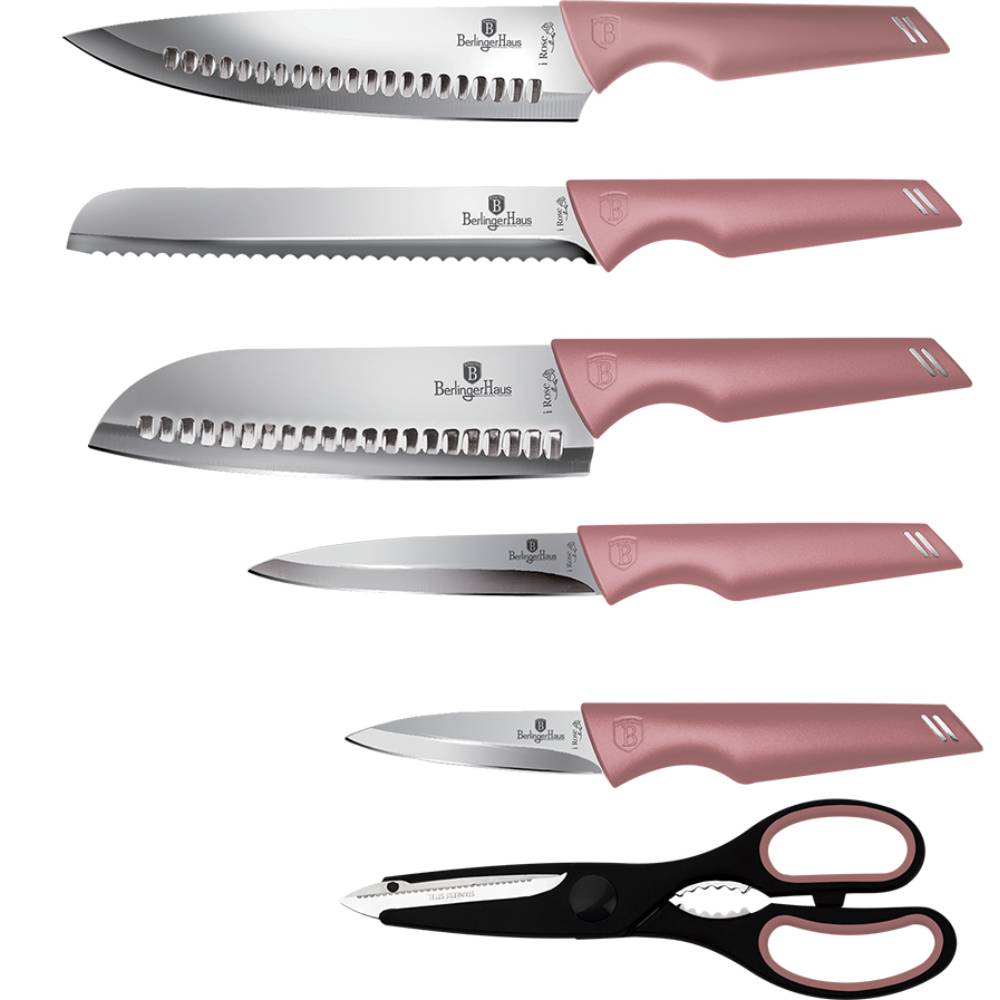Набор BERLINGER HAUS Rose Collection 7 пр (BH 2797) Количество ножей в наборе 5