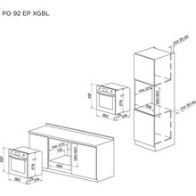 Духова шафа PYRAMIDA PO 92 EP XGBL