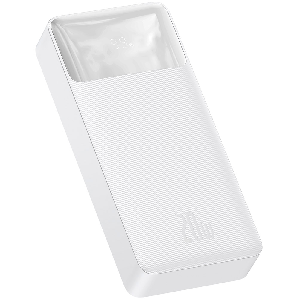 Powerbank BASEUS Bipow Overseas 20W 20000mAh White (39020white) Комплектация  powerbank, документация, USB кабель