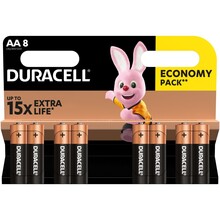 Щелочные батарейки Duracell AA 8 шт (81545410)