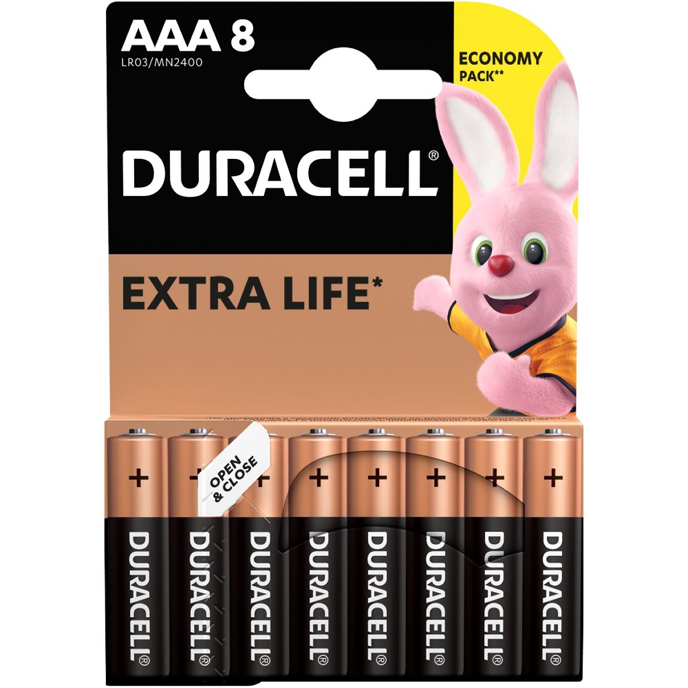 Щелочные батарейки Duracell AAA 8 шт (81545429)