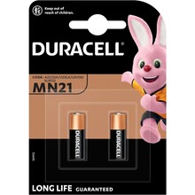 Специализированная щелочная батарейка DURACELL MN21 12V (A23 / 23A / V23GA / LRV08 / 8LR932) 2 шт (5007812)