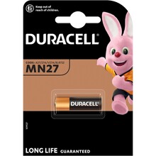 Специализированная щелочная батарейка Duracell MN27 12V, (A27 / 27A / V27A / 8LR732) 1 шт (5007388)