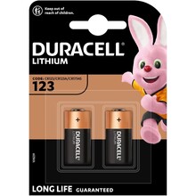 Батарейки DURACELL DL 123 литиевые (5002979) 2 шт.