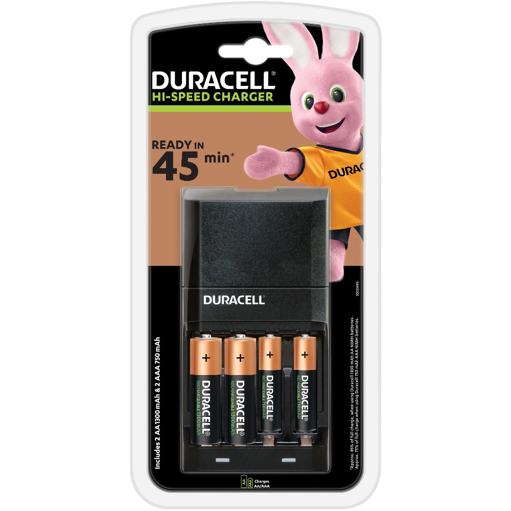 Зарядное устройство DURACELL CEF27+ 2AA1300 + 2AAА750 (5001374)