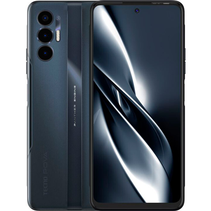 Смартфон TECNO POVA 3 LF7n 6/128 Gb NFC Dual SIM Eco Black Діагональ дисплея 6.95