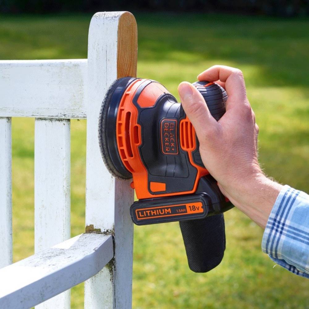 Шлифмашина эксцентриковая BLACK&DECKER BDCROS18 18 В 125 мм Тип питания аккумулятор