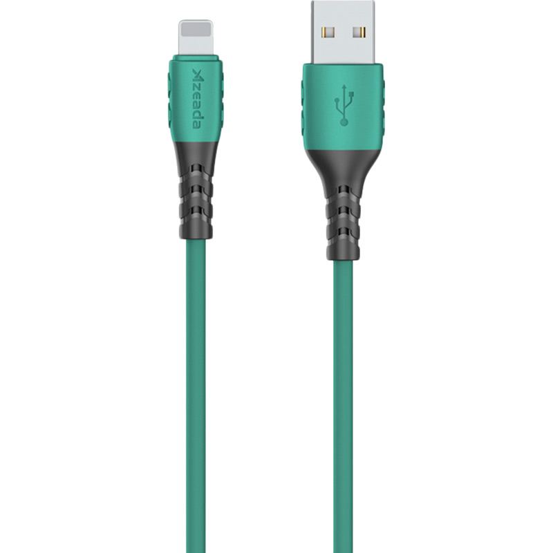 Кабель PRODA PD-B51i USB - Lightning Green (PD-B51i-GR)