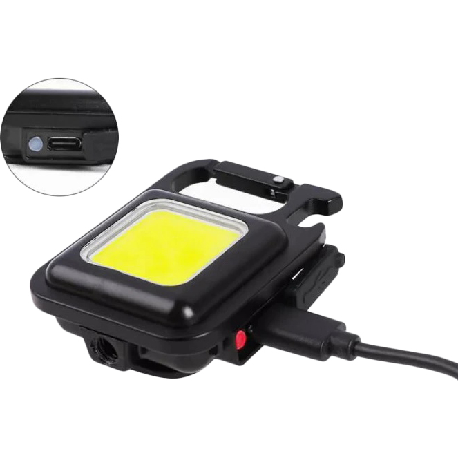 Фонарь-брелок Optima с магнитом Mini COB 500 lum Black (XK-Mini COB) Тип фонарь