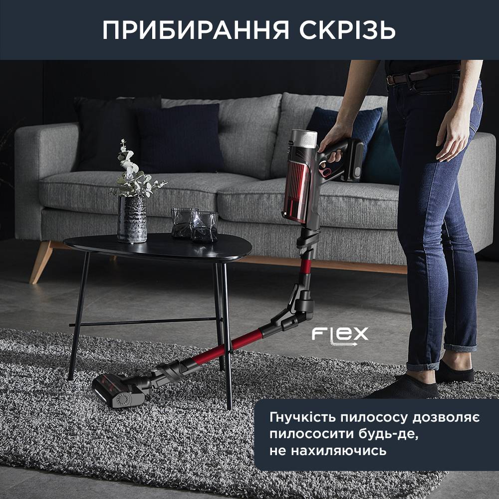 Пилосос ROWENTA X-Force Flex 9.60 RH2079WO Тип вертикальний