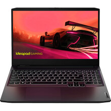 Ноутбук LENOVO IdeaPad Gaming 3 15ACH6 Shadow Black (82K201NQRA)