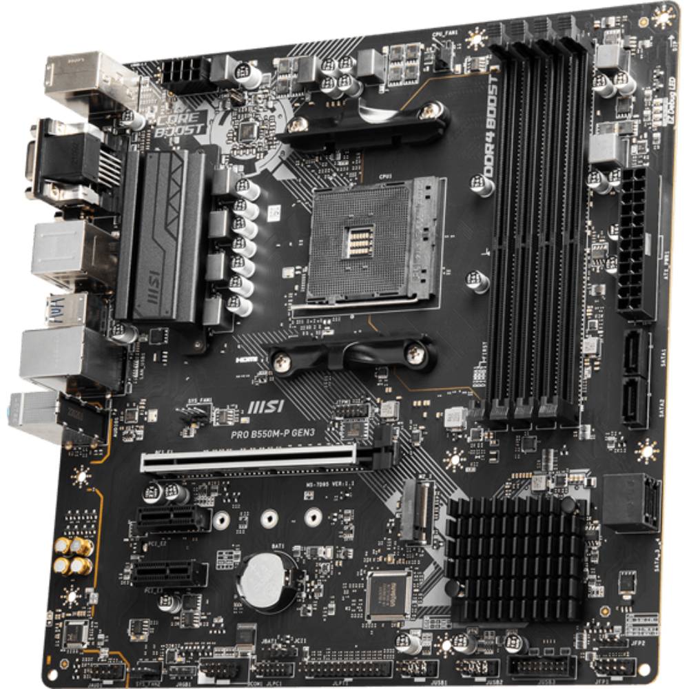 Материнська плата MSI PRO B550M-P GEN3 Принзначення для настільного комп'ютера