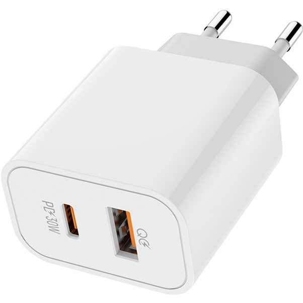 Сетевое зарядное устройство ColorWay Power Delivery Port PPS USB 30W White (CW-CHS037PD-WT) Сетевое зарядное устройство ColorWay Power Delivery Port PPS USB 30W White (CW-CHS037PD-WT)