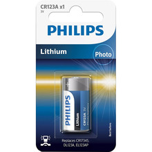 Батарейка PHILIPS CR 123A 1 шт Lithium (CR123A/01B)