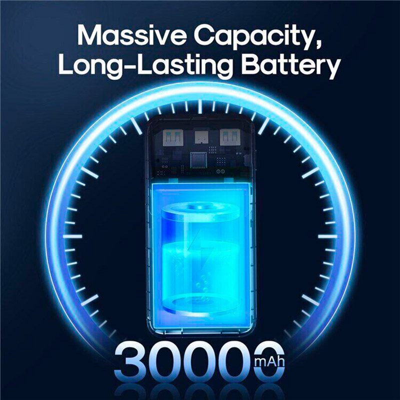 Powerbank JOYROOM JR-T015 30000 mAh 15W TYPE-C Black (JR-T015) Комплектація  кабель USB-A - USB-C