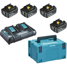 Набір акумуляторів MAKITA + зарядний пристрій 198091-4 LXT BL1860B x 4 шт + DC18RD (198091-4)