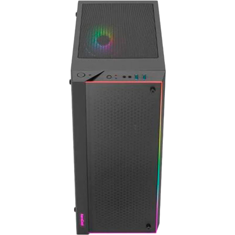 Корпус AEROCOOL Skribble-G-BK-v1 без БП Black (ACCM-PB28033.11) Назначение для настольного компьютера