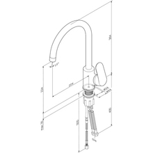 Смеситель кухонный AM.PM F8007722 Like с подключением к фильтру (F8007722)