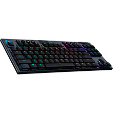 Клавиатура LOGITECH G915 TKL Tenkeyless LIGHTSPEED Wireless RGB Gaming Clicky US Carbon (920-009503)