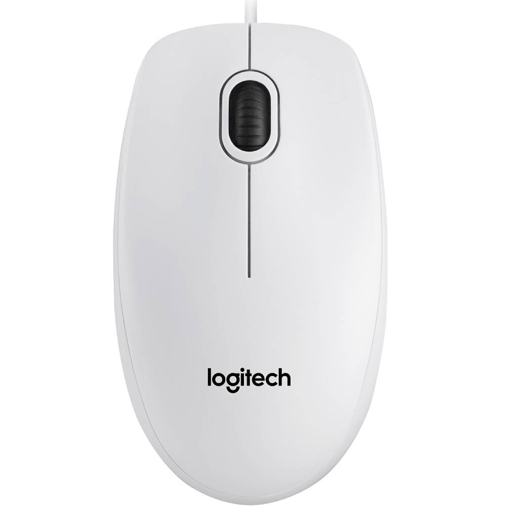 Мышь Logitech B100 USB white (910-003360)