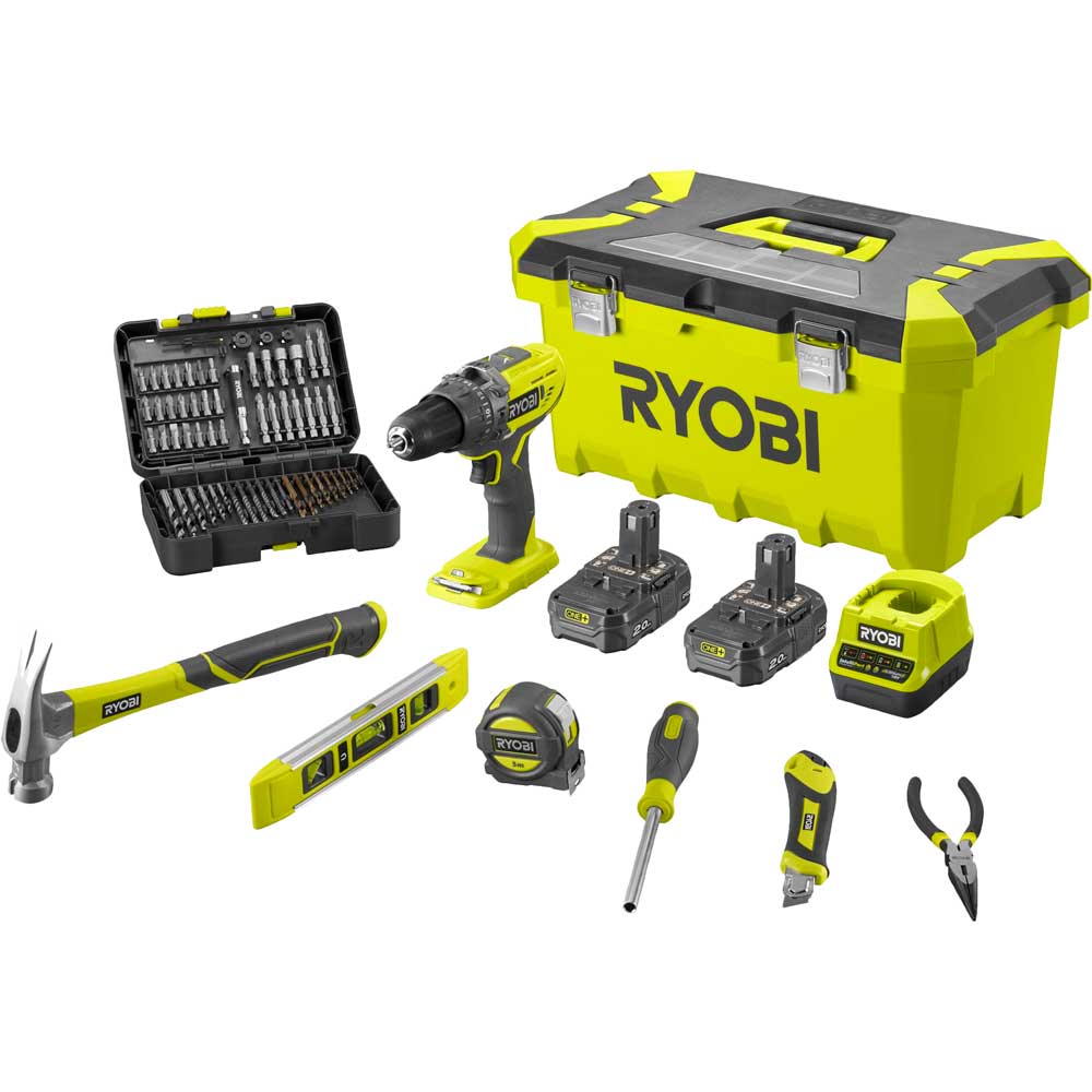 Дриль-шуруповерт Ryobi ONE+ R18PD3-220TAH (5133005506)