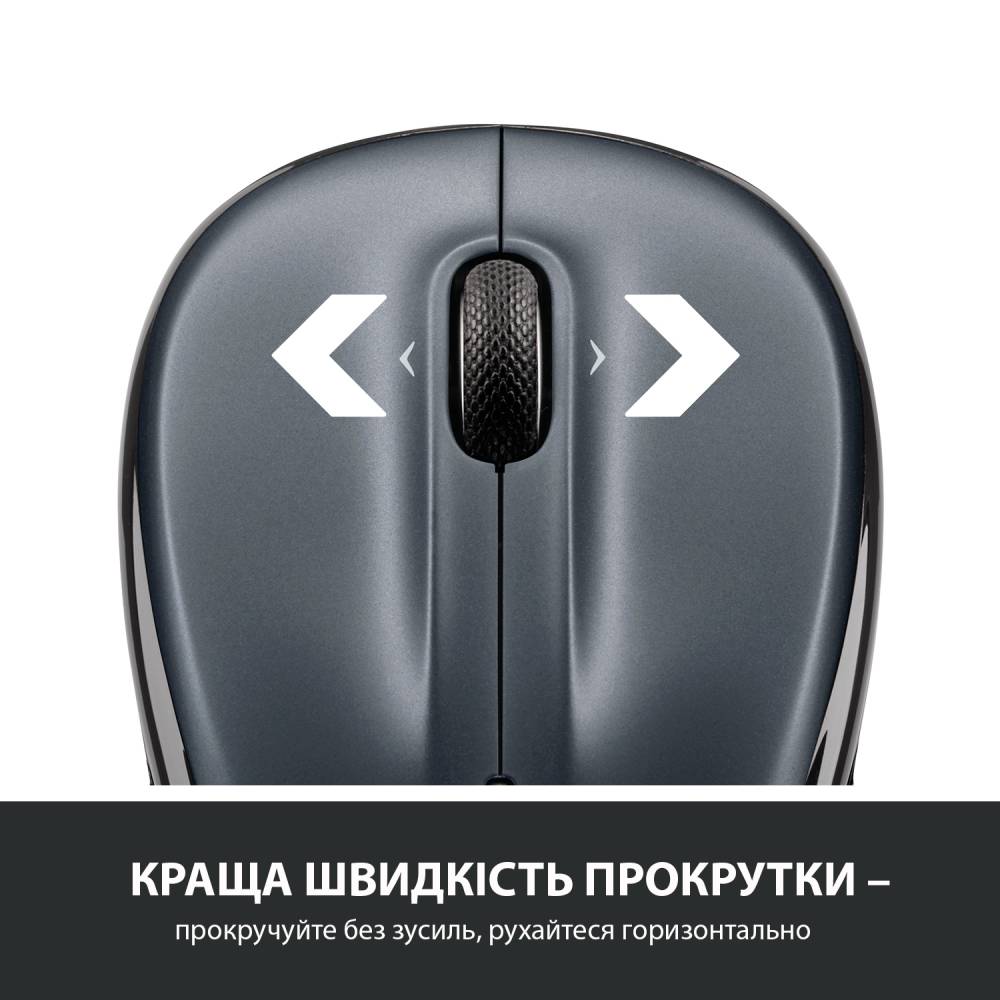 Мышь LOGITECH M325s Wireless Dark Silver (910-006812) Беспроводное подключение RF