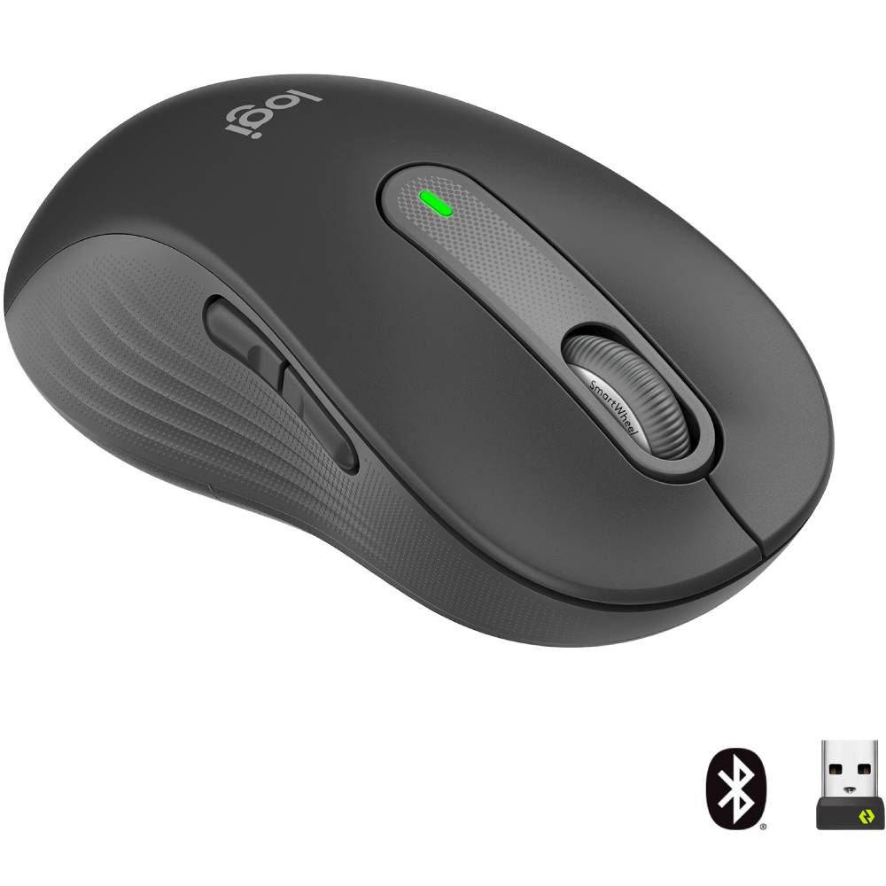 Заказать Мышь Logitech Signature M650 L Wireless Mouse LEFT Graphite (910-006239)