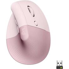 Миша Logitech Lift Vertical Ergonomic Bluetooth Rose (910-006478)