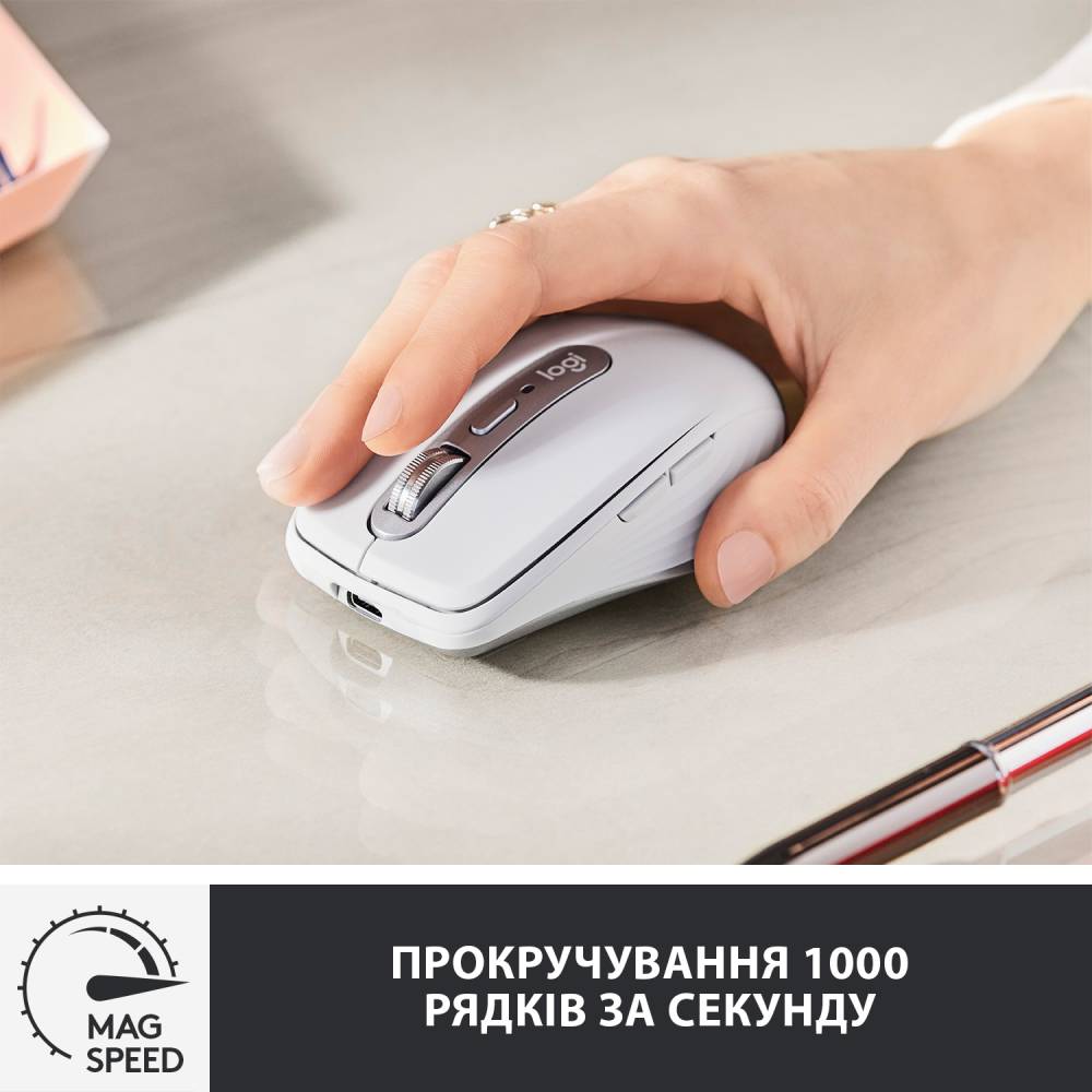 В Україні Миша Logitech MX Anywhere 3 Pale Grey (L910-005989)