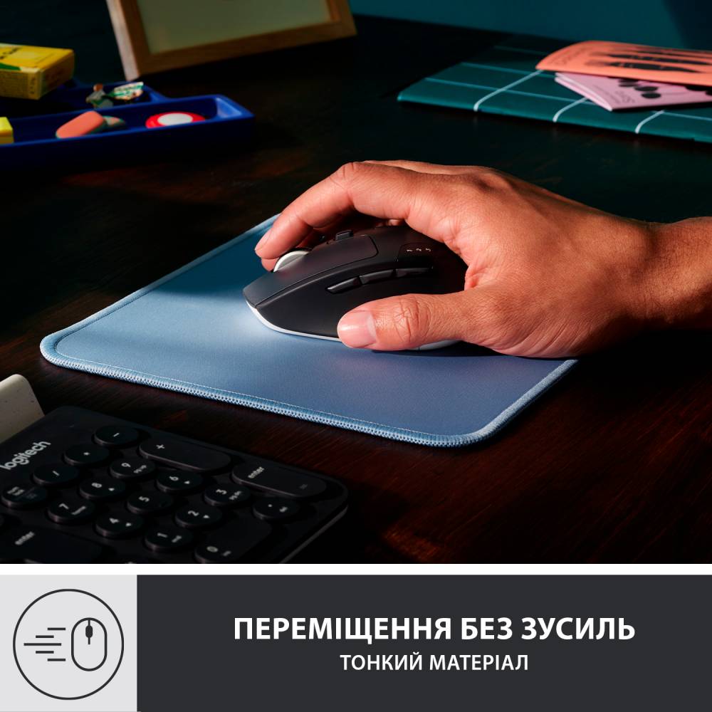 Килимок LOGITECH Studio Series Blue (956-000051) Товщина 2