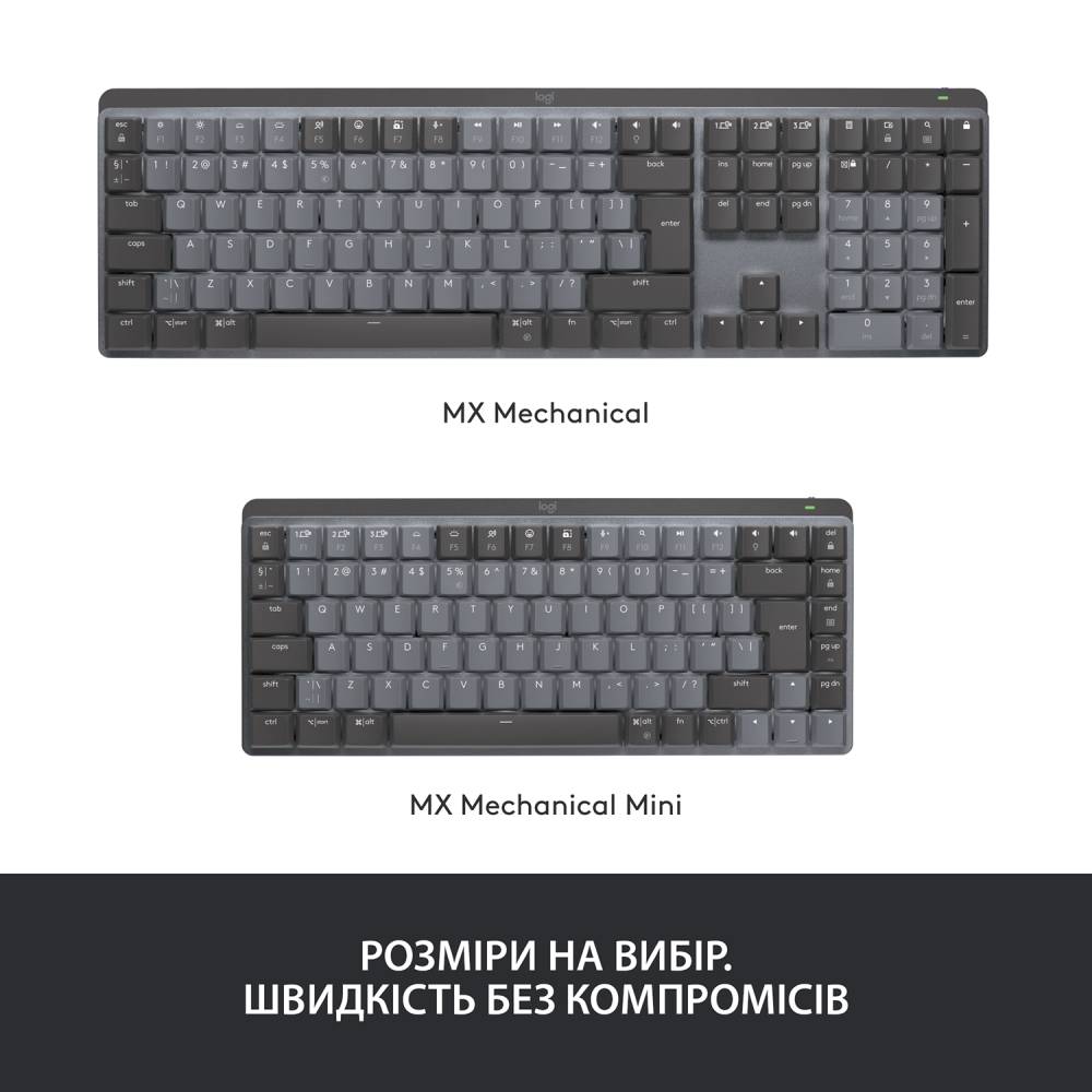 Заказать Клавиатура LOGITECH MX Mechanical Mini Minimalist Wireless GRAPHITE (920-010782)